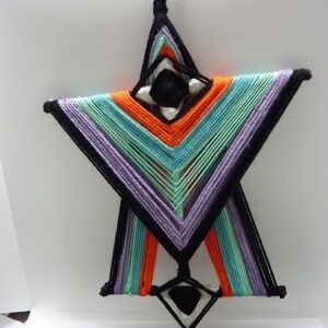 WOVEN Mandala Wall Hanging YARN CRAFT HANDMADE